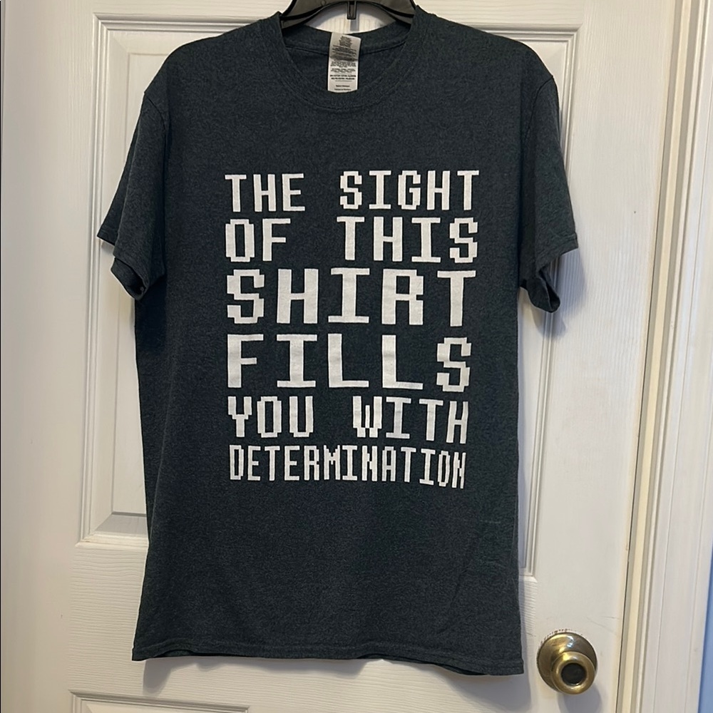 UNDERTALE Video Game - Gildan Gray Short Sleeve Tee